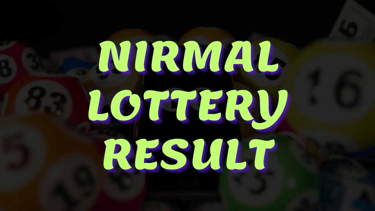 nirmal lottery result